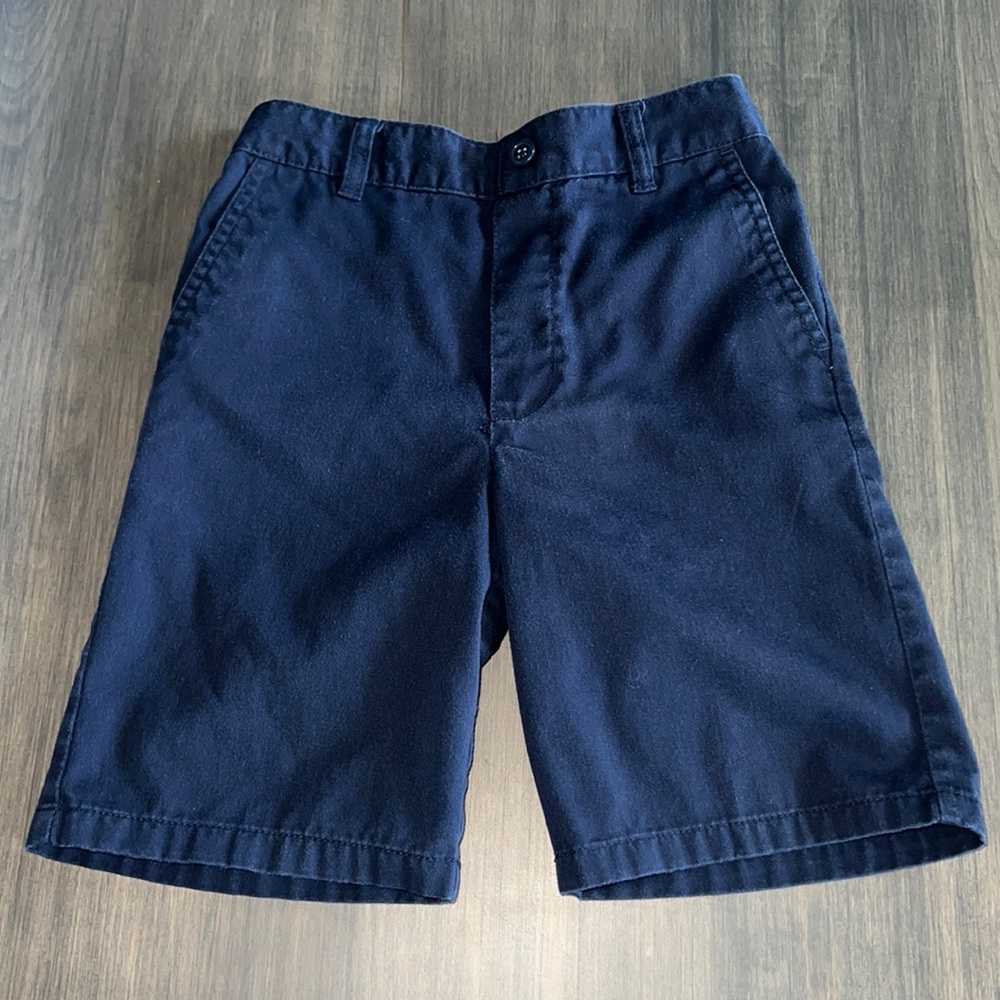 Boys’ French Toast Navy Blue Pull-On Twill Short Size 7